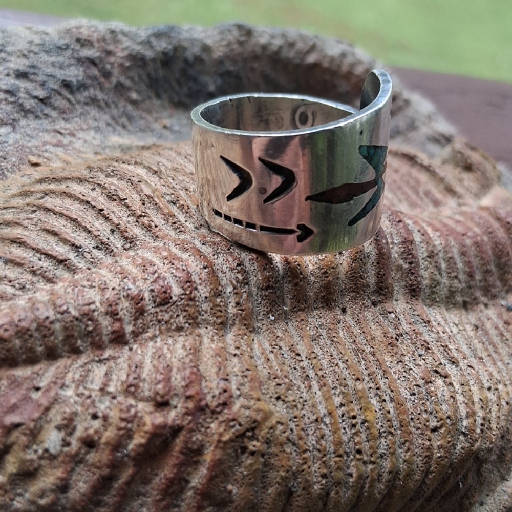 Sterling Spoon Style with Thunderbird Stamped Makersmark